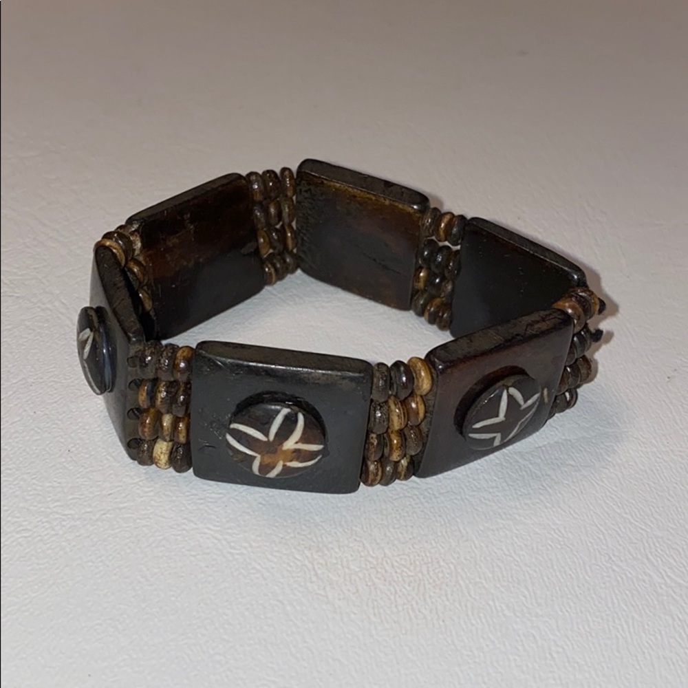 Hand made wooden bracelet